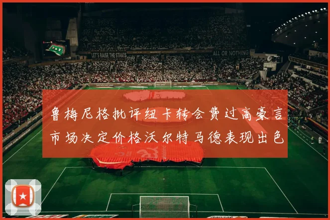 鲁梅尼格批评纽卡转会费过高豪言市场决定价格沃尔特马德表现出色