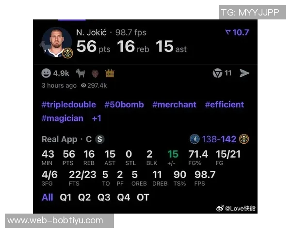 约基奇赛季数据亮眼即将迎战勇士期待精彩表现